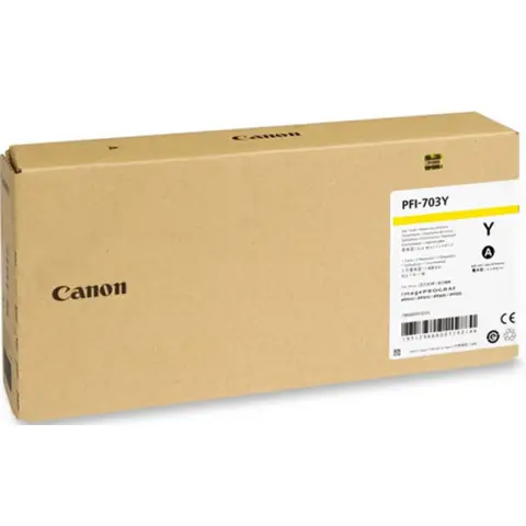 Oryginalny Tusz Yellow Canon PFI703Y, PFI-703Y (2966B001AA)